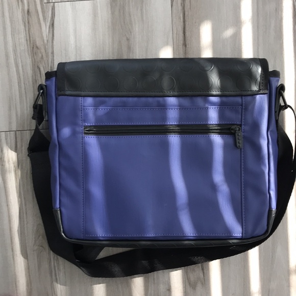 RARE | DOT-DROPS Laptop Bag Blue Black - Picture 5 of 17